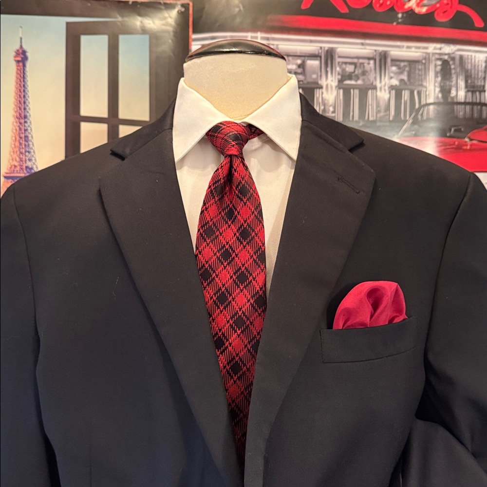 Hart Schaffner Marx Black Blazer